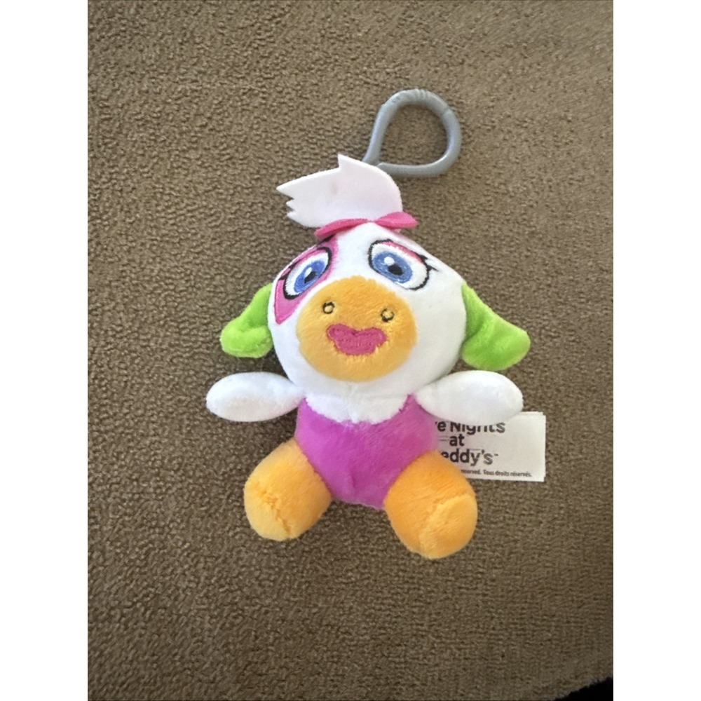 Glamrock Chica Plush Bag Clip Five Nights at Freddy's Security 4.5" (Lexi)